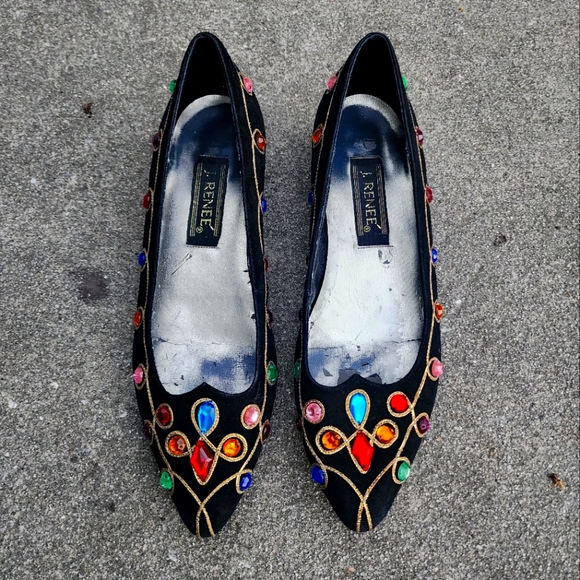 Vintage 80s/90s J. Renee Low Heels - Picture 1 of 7